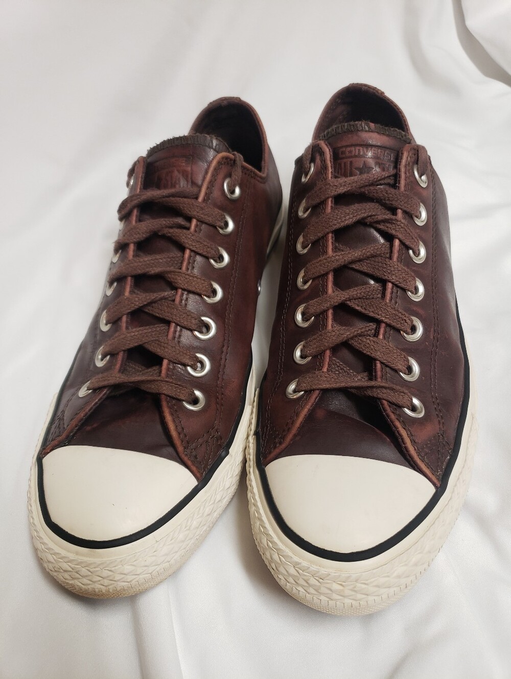 Converse Chuck Taylor All Star Low Top Brown Leather Unisex Sneakers